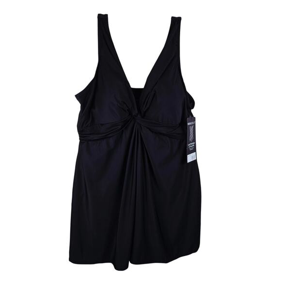 Miracle Suit Marais No Underwire Built in Bra Swimsuit Dress Women's 24W NWT - Picture 1 of 8